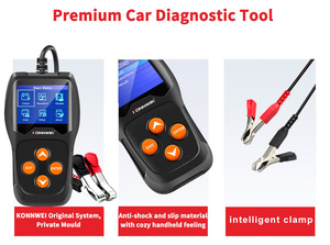 KONNWEI-probador de batería híbrida multilenguaje, herramienta útil para garajes de taller, Analizador de batería de coche para ácido de plomo - Product Image 4