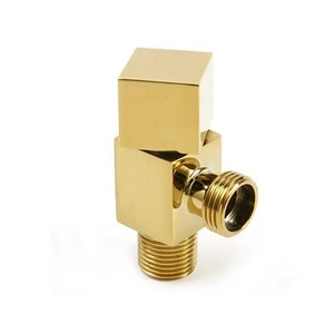 Válvula de cierre para brazo de ducha de baño, grifo rociador de bidé para inodoro, válvula angular G1/2" con conexión para manguera, desviador de 3 vías - Product Image 1