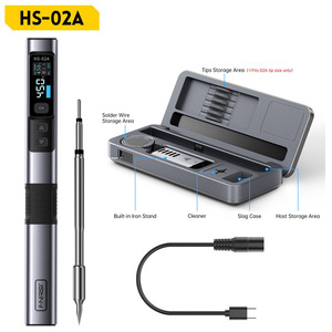 หัวแร้งบัดกรีแบบด้ามจับ FNIRSI HS-02A 100W พร้อมชุดเครื่องมือสำหรับใส่หัวน็อตแบบร้อน M2-M8 หัวน็อตเกลียวในแบบฝัง หัวแร้ง C245 - Product Image 5