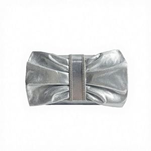 Bolso de mano de moda nupcial india para la noche, con patrón de media luna, cierre de cremallera, multicolor, exclusivo para compras y fiestas. - Product Image 3