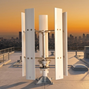 Système de turbines éoliennes verticales 5kW H-5kW approuvé 2026 avec générateur à aimant silencieux 5000W H-5kW, raccordé au réseau - Product Image 1