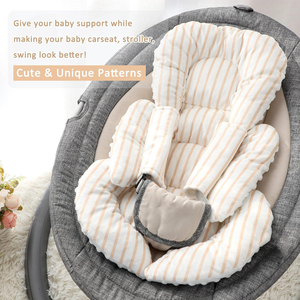 <span class=keywords><strong>Coussin</strong></span> d'insertion de siège de <span class=keywords><strong>voiture</strong></span> doux pour bébé <span class=keywords><strong>coussin</strong></span> de soutien de tête de siège de <span class=keywords><strong>voiture</strong></span> réversible avec 2 sangles coussinets - Product Image 5