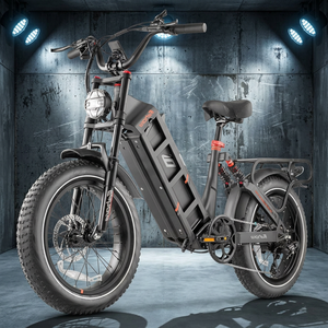Bicicleta eléctrica eahora juliet con cuadro de acero al carbono, de largo alcance, con batería de 60ah, 48v, eahora e-bike para adultos. - Product Image 1