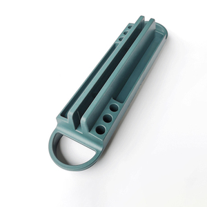 Support de séparation de bureau en acrylique avec support de câbles, support de téléphone portable et porte-stylo - Product Image 3