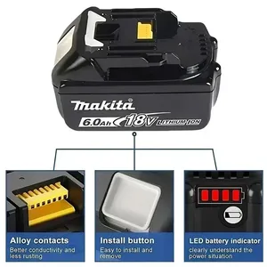 <span class=keywords><strong>Batterie</strong></span> au lithium rechargeable universelle <span class=keywords><strong>18V</strong></span> <span class=keywords><strong>5Ah</strong></span> 6Ah pour toutes les séries d'outils électriques <span class=keywords><strong>18V</strong></span> - Product Image 3