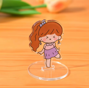 ขายส่งสแตนดี้อะคริลิกใสสองชิ้นแบบกำหนดเองได้ พร้อมฐาน ลายการ์ตูนอนิเมะ - Product Image 3