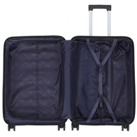 Ensemble de valises à roulettes Pailox Travel PP, incassable, résistant aux chocs, en polypropylène, bagage à main, bagage présidentiel avec poignée robuste