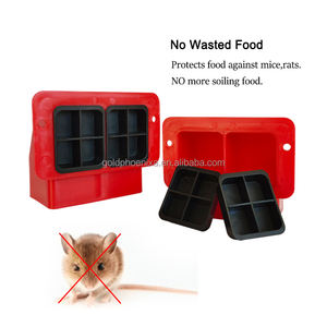 YYC DIY patio trasero pollito alimentador codorniz Puerto kits alimentador <span class=keywords><strong>de</strong></span> aves <span class=keywords><strong>de</strong></span> corral para aves pequeñas - Product Image 3