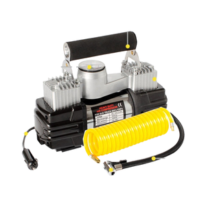 Bomba de aire eléctrica de 150 PSI, inflador de neumáticos de alta presión de 12V CC con bomba de mano, Mini compresor de aire portátil para coche, construcción de Metal - Product Image 4