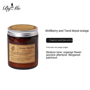 Candele profumate per la festa della mamma cera di cocco vendita calda candela di fiori di cera di soia di cocco di Halloween con confezione di cartone con Logo personalizzato 0002 - Product Image 5