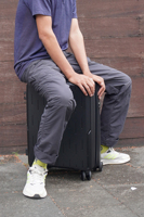 Ensemble de valises antivol PP en stock prêt Bagages en polypropylène de style nouveau avec fermeture à glissière extensible Serrure TSA