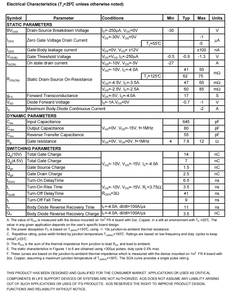 AO3401A <span class=keywords><strong>MOsfet</strong></span> ช่อง SOT-23 <span class=keywords><strong>P</strong></span> สำหรับสวิตช์ด้านข้างสูงและการป้องกันด้านหลัง - Product Image 5