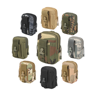 Sac de ceinture tactique Molle pour le sport, la randonnée, le camping, la chasse, l'équitation, sac de poche pour téléphone portable, sac de messager pour les voyages