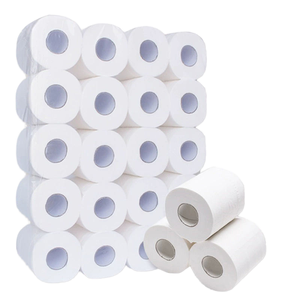 Paquete al por Mayor de 64 Rollos de Papel Higiénico Ecológico de 2 Capas, Hecho con Pulpa de Madera Virgen, Suave y Cómodo, 250 Hojas Cada Uno, para Hoteles y Servicios de Catering - Product Image 1