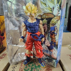 Figura de Acción de PVC de 44 cm del Anime Japonés <span class=keywords><strong>Dragon</strong></span> <span class=keywords><strong>Ball</strong></span> Z, <span class=keywords><strong>Super</strong></span> Saiyan Son Goku, Vegeta, Shenron, Majin <span class=keywords><strong>Buu</strong></span>, Estatua, Modelo de Juguete - Product Image 1