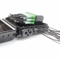 Boîtier de distribution de fibre optique étanche IP67 à 10 ports en PC+ABS, boîtier terminal FTTH avec prise en charge POE/GSM/GPRS, résistance aux UV