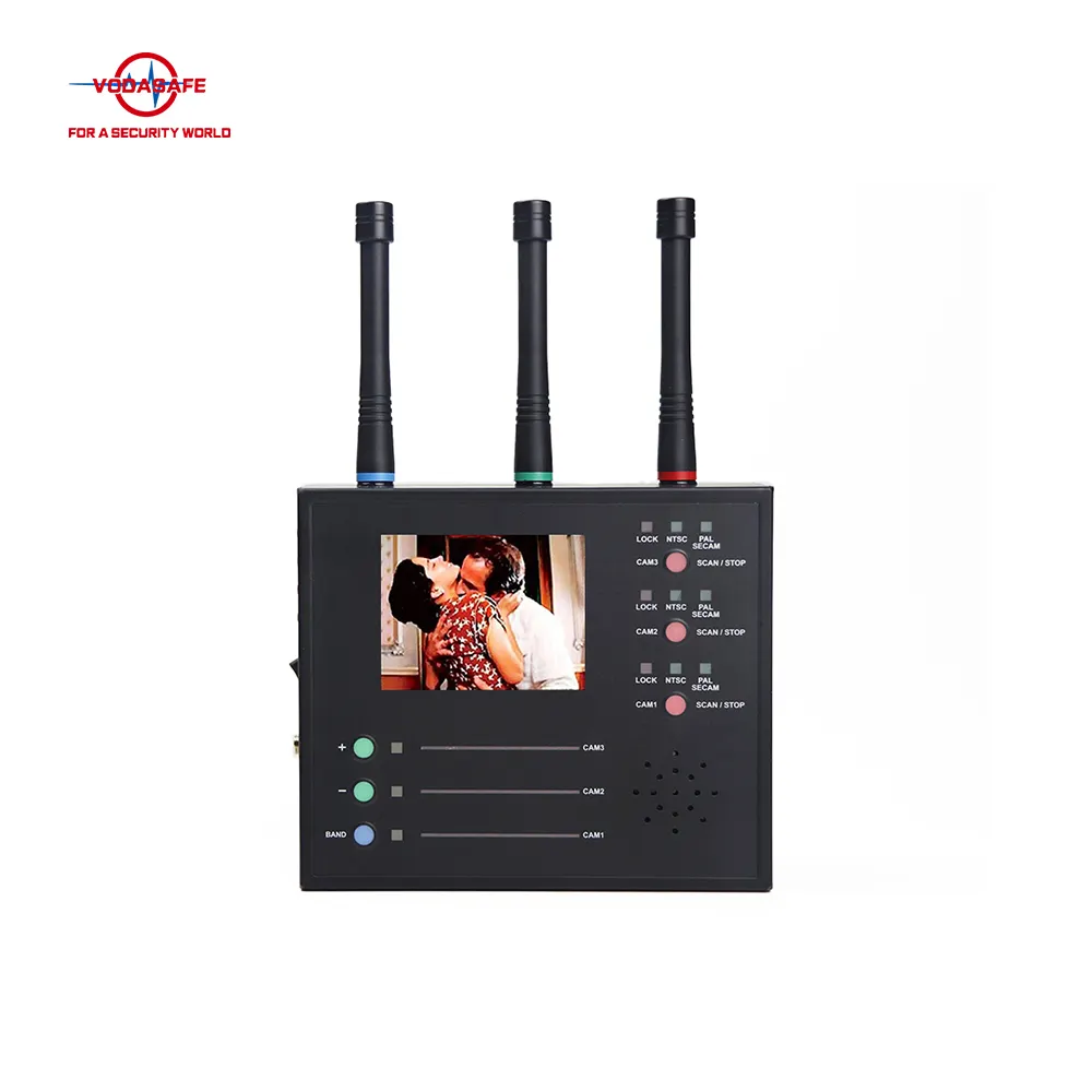 Vodasafe casus ses kaydedici dedektörü RF sinyal dedektörü Video tarayıcı algılama 1.2 GHz 2.4 GHz 5.8 GHz