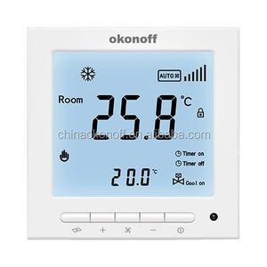 Thermostat <span class=keywords><strong>de</strong></span> plafond capillaire Okonoff anti-condensation avec détection <span class=keywords><strong>de</strong></span> point <span class=keywords><strong>de</strong></span> rosée et communication RS485 Modbus - Product Image 2