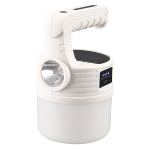 Dual Source Solar Camping <b>Lamp</b> With USB Charging And Power Display For Outdoor Use - Product Image 5