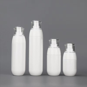 Độc Đáo <span class=keywords><strong>Fancy</strong></span> Rõ Ràng Trắng PETG Chai Xịt Nhựa Với Cap Mỹ Phẩm Lotion Bơm Chai Cho Kem Cơ Thể 30Ml 50Ml 100Ml 150 - Product Image 5