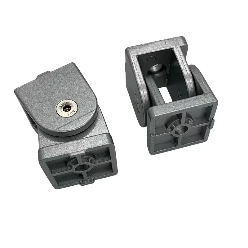Conector de perfil de liga de dobradiça para perfil de alumínio
