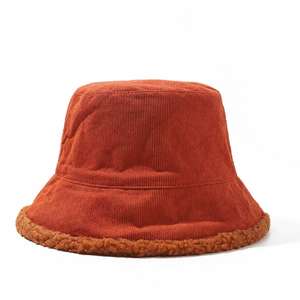 Sombrero de Pescador/Angular Ajustable de Doble Cara de Tela de Pana Cálida para Invierno, Ideal para Fiestas y Uso Diario - Product Image 6