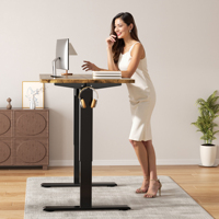 Pieds de table réglables en hauteur motorisés à moteur unique pour bureau assis-debout électrique, vente chaude