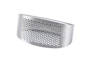 Presse-ail Broyeur d'ail Cuisine Ail Rocker 304 Food Grade Acier inoxydable Broyeur de gingembre Poignée ergonomique pour Finger <span class=keywords><strong>Labo</strong></span> - Product Image 6