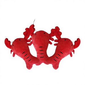 Juguete de Peluche Súper Suave de Cangrejo/Langosta de Dibujos Animados, Resistente a Mordidas de Perro, Interactivo, para Ejercicio y Apretar, Relleno de Algodón PP, para Cumpleaños y Alivio del Estrés - Product Image 4