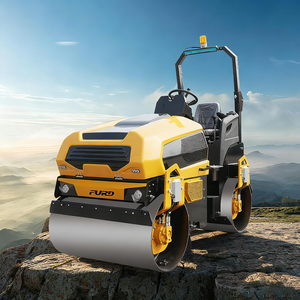 Новый асфальтоукладчик FURD 2026 года, 3 тонны, с двумя гладкими вальцами - Product Image 1