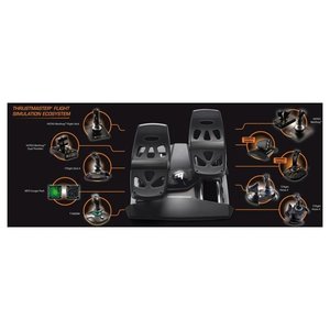 Joystick simulador de vuelo T 16000M Fcs Flight Pack Negro y Naranja 2960782 - Product Image 5