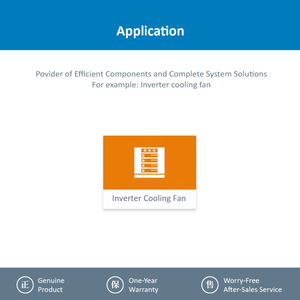 Ventilateur axial compact AC ebmpapst ebm 3956 de remplacement 92*92*25mm 230V, ventilateur de refroidissement à haut débit d'air pour la ventilation des armoires - Product Image 5