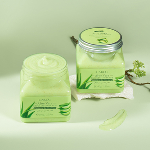 LAIKOU Aloe Vera Scrub corpo con pacchetto di vendita al dettaglio particelle naturali smerigliate rimuovere pelle ruvida pelle d'oca - Product Image 6