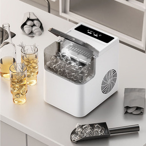 Mini máquina automática para hacer hielo portátil para el hogar Máquina para hacer hielo de alta calidad para uso doméstico Máquina para hacer hielo inteligente fácil de limpiar - Product Image 5
