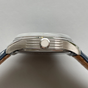 Montre mécanique pour homme en acier inoxydable de luxe, best-seller, étanche, bracelet de 20 mm à motif crocodile, bleu foncé - Product Image 5
