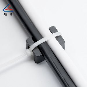 ฐานยึดสายเคเบิลแบบอานม้า Lianyang HCM PA66 สีดำขาว สำหรับยึดสายไฟและชุดสายไฟ - Product Image 3