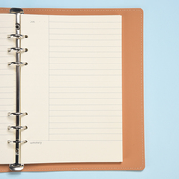 Fournitures de journalisation : Carnet de planification A5 personnalisé à feuilles mobiles avec couverture en cuir PU imprimée, classeur et cahiers scolaires – Vente en gros