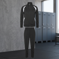 Survêtement coupe-vent personnalisé en nylon respirant avec capuche et pantalon de jogging pour adultes, idéal pour l'entraînement hivernal en polyester
