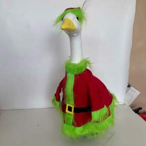 Juego de Gansos Navideños Europeos Americanos de Poliéster para Porche, 23 Pulgadas, Decoraciones Navideñas para Jardín, en Stock - Product Image 6