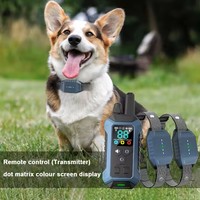 Zweiwege Kein Schock Sicherer und effektiver Hund Elektrisches Halsband mit einstellbarer Empfindlichkeit Beep Vibration