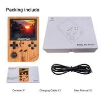 Consola de Juegos Retro RG351V de 128 GB, RK3326 de Código Abierto, Pantalla de 3.5 Pulgadas 640x480, Emulador de Juegos Portátil, N64, PS1, Regalo para Niños
