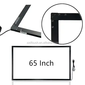 Di alta qualità rifornimento diretto Della Fabbrica ologramma 65 Pollici ir multi touch telaio kit pannello a sfioramento a infrarossi per la TV LCD schermo