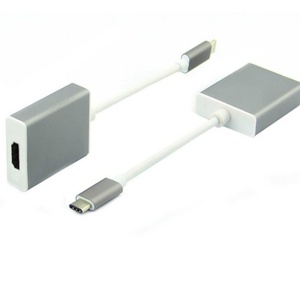 Adaptador Convertidor de USB C a HDTV <span class=keywords><strong>4K</strong></span> 30Hz de Aleación de Aluminio, Cable de Video para Proyector, TV, Computadora, PC - Product Image 3