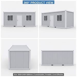 Casa Modular Expandible de Acero de Bajo Costo, 20 pies, Plegable, Transpirable, para Centro Comercial, Campamento, Oficina 1 - Product Image 5