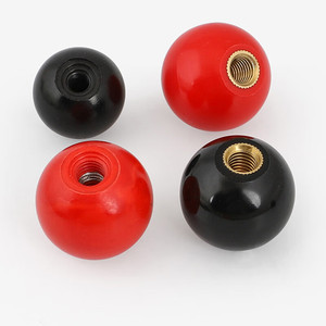 M4 M6 M8 M10 M12 M14 Möbel griff knopf Schwarz Rot Weiß Runde Bakelit kugel mit verstellbarem buntem Gewinde für den Kleider schrank - Product Image 5