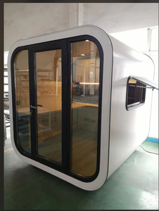 <span class=keywords><strong>Casa</strong></span> Móvil Moderna e Innovadora con Puerta Corredera de Vidrio, 3 Dormitorios, Baño y Aseo, Tipo Cabaña Apple - Product Image 6