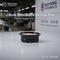 Pot Sukulen Keramik Lumba-lumba Kreatif Ramah Lingkungan Tahan Lama, Pot Mini Artistik Relief Bambu untuk Rumah dan Taman Profesional B2B