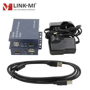 ตัวขยายสัญญาณ <span class=keywords><strong>HDMI</strong></span> 100 ม. ผ่านสาย CAT5/5e รองรับ 1080P60Hz รองรับ USB KVM แสดงผลระยะไกลแบบ Local ป้องกันไฟกระชาก - Product Image 2