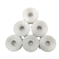 Fil à broder de haute qualité 75D/2, fil à bobine pré-enroulé, 144 pièces/boîte, taille L, 100% polyester, blanc, marque Jsb, fil à coudre