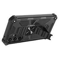 Support de voiture magnétique antichoc à l'intérieur de la coque arrière de la béquille pour Samsung S23 FE /S24/ S21/ S20